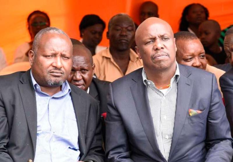 File image of Nick Salat and Gideon Moi.